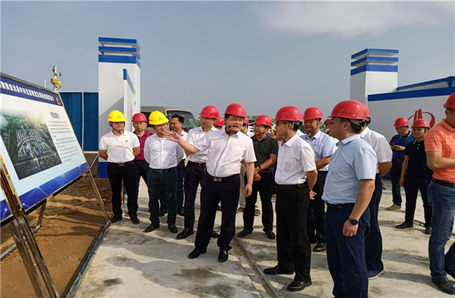 海南省副省长沈丹阳到z6尊龙凯时海南项目指导工作