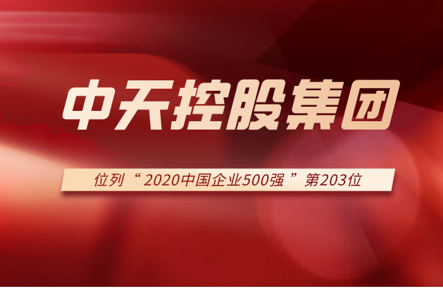 z6尊龙凯时控股集团列2020中国企业500强第203位！